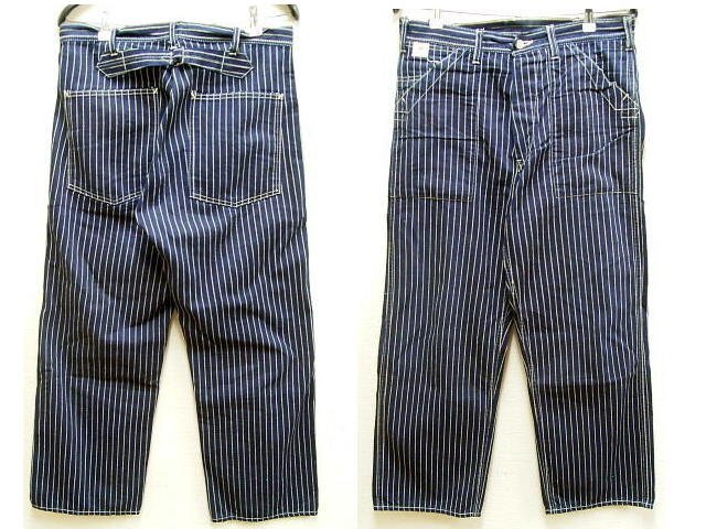 ◇即決[W32L32]SUGAR CANE ウォバッシュストライプ SC40786 ベイカーパンツ WABASH STRIPE WORK PANTS シュガーケーン■5920_画像1