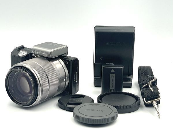 SONY デジタル一眼α NEX-5 ズームレンズキット ブラック NEX-5K