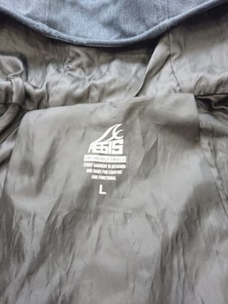 ★☆ WORKMAN ワークマン AEGIS BAG IN MIXING レインジャケット　BIR002 インディゴ size.L☆★_画像3