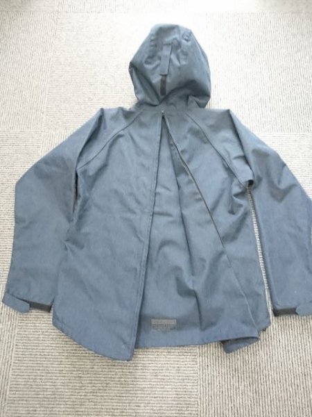 ★☆ WORKMAN ワークマン AEGIS BAG IN MIXING レインジャケット　BIR002 インディゴ size.L☆★_画像7