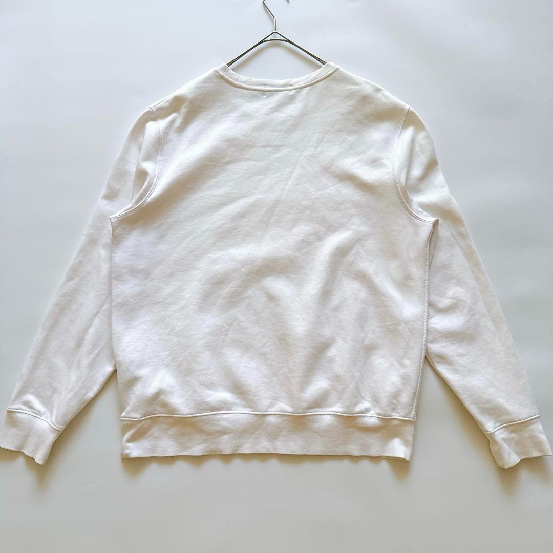 ポロ ラルフローレン XL ホワイト スウェット トレーナー 現行QR POLO RALPH LAUREN ポロラルフローレン スウェット