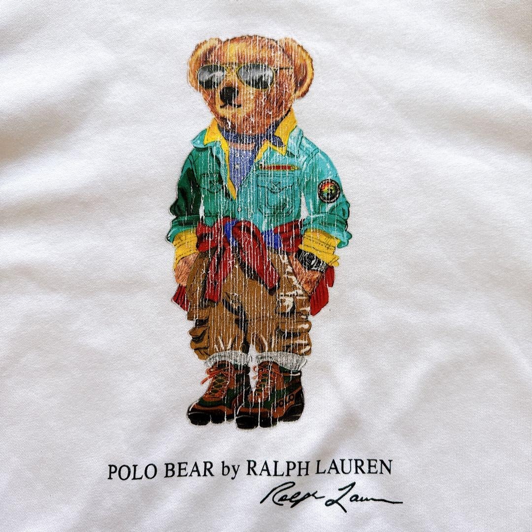 新品★ポロラルフローレン★ポロベア★刺繍★スウェット★トレーナー★L 現行QR POLO RALPH LAUREN ポロラルフローレン スウェット