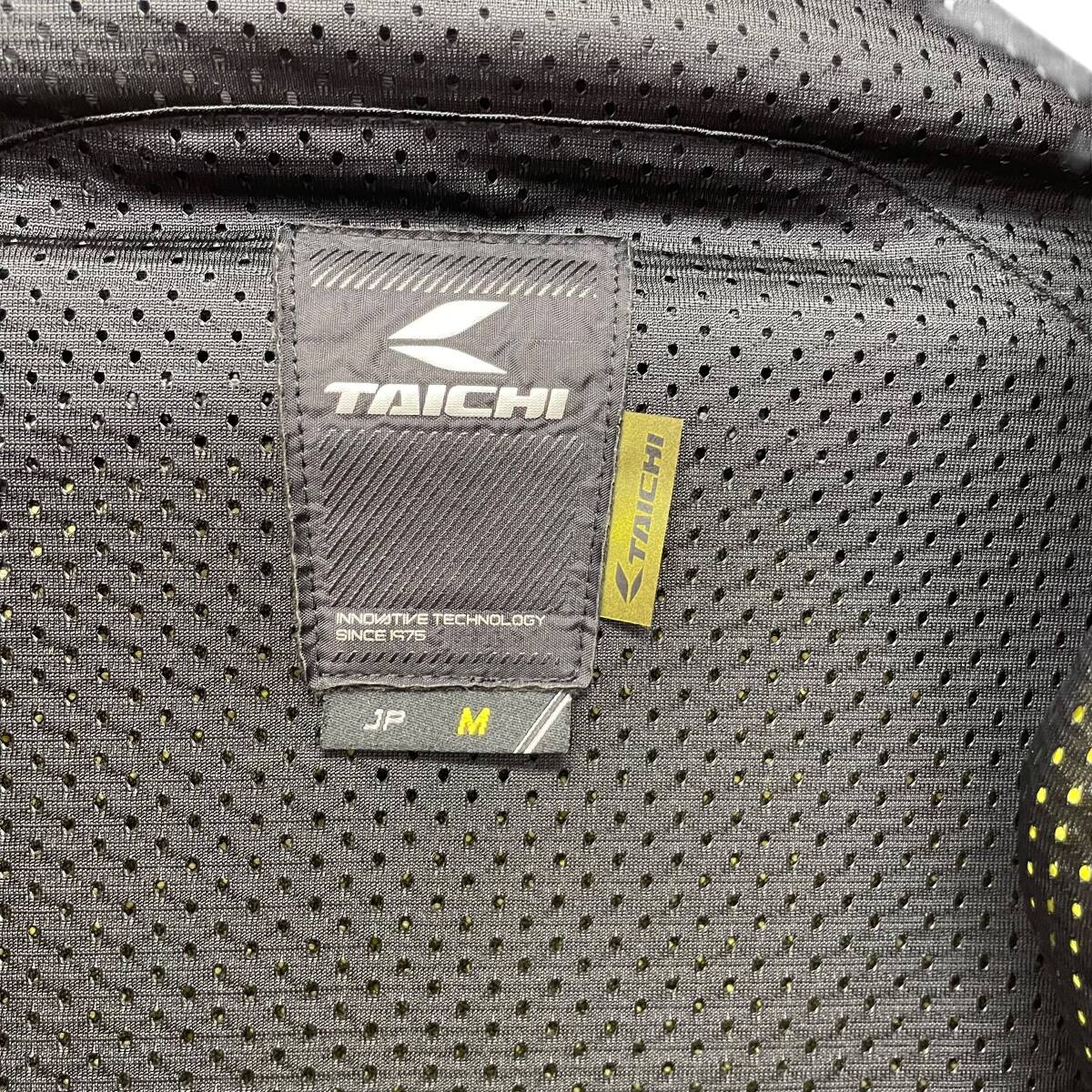 【美品】 RS TAICHI　アールエスタイチ　RSJ325/RSJ326　レーサーメッシュジャケット Mサイズ ブラック系 黒系 21916-100