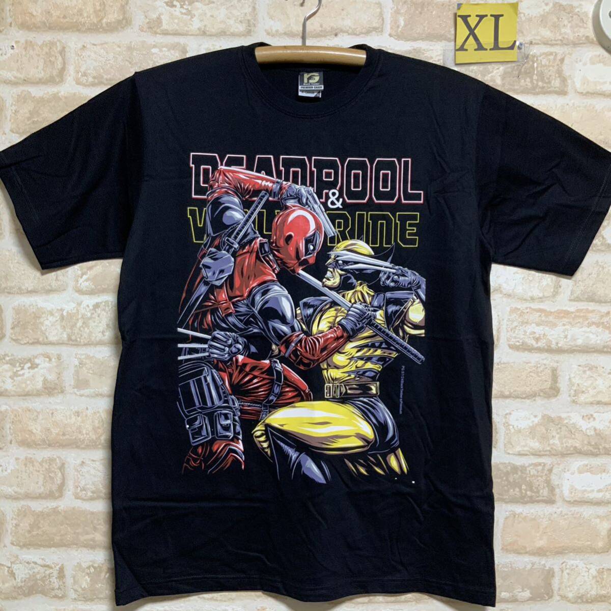 デッドプール&ウルヴァリン オーバーサイズTシャツ 黒 デッドプール ウルヴァリン Tシャツ XLサイズ 海外製|Yahoo