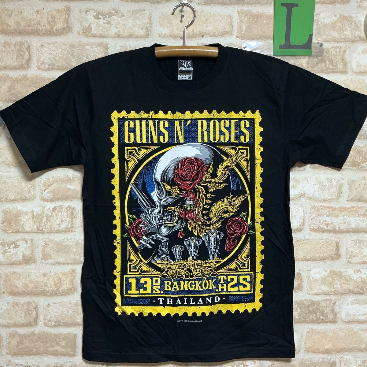 ガンズ・アンド・ローゼズバンドT Lサイズ ガンズアンドローゼズ Tシャツ Lサイズ Guns N' Roses ロック