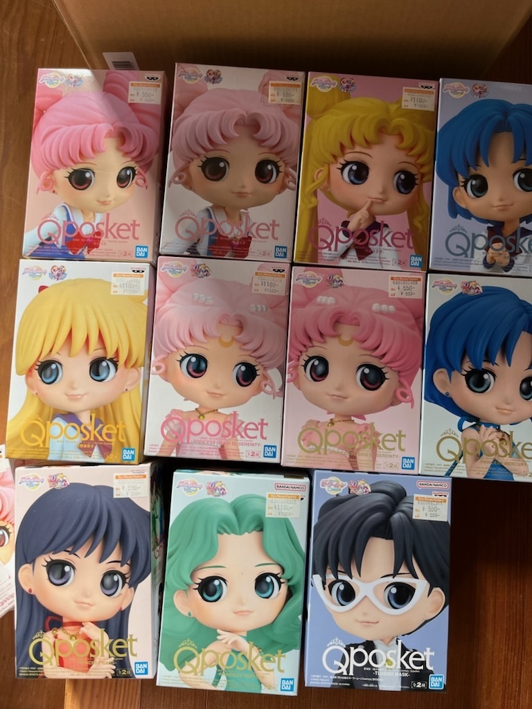 美少女戦士セーラームーン Q posket 17種 17体セット 未開封品 BANDAI SPIRITS 美少女戦士セーラームーン Q posket 17種 17体