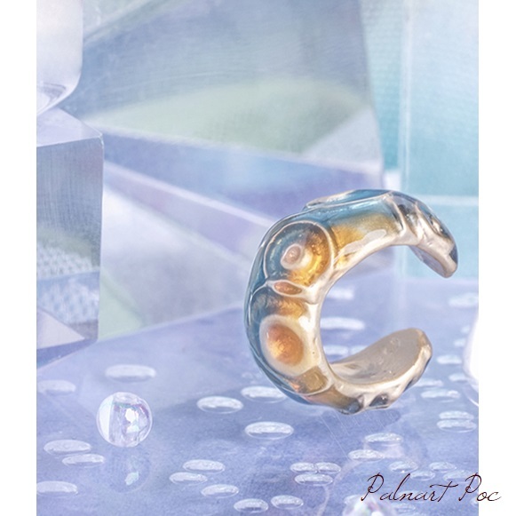 パルナートポック 送料無料 水たまり イヤーカフ ブラフシューペリア 雑貨 イヤリング_画像1