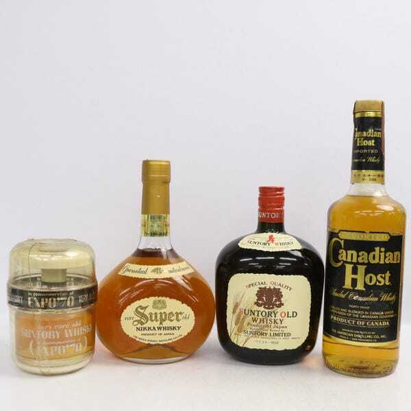 1円~【4本セット】ウイスキー各種（ニッカ スーパーニッカ レア オールド 43％ 760ml 等）※オリあり X25G090072