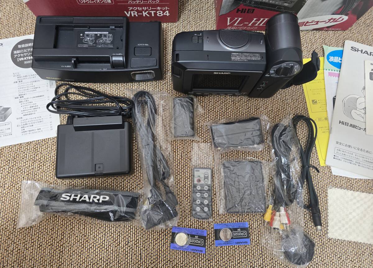 Hi8 録画／再生OK SHARP 液晶ビューカム VL-HL50 ＋