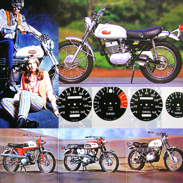 トレール 250 DT1 小冊子　TRAIL DT-1 GYTキット サービスマニュアル リプロパーツ カタログ 北米仕様 モトクロッサー仕様 電裝 配線図