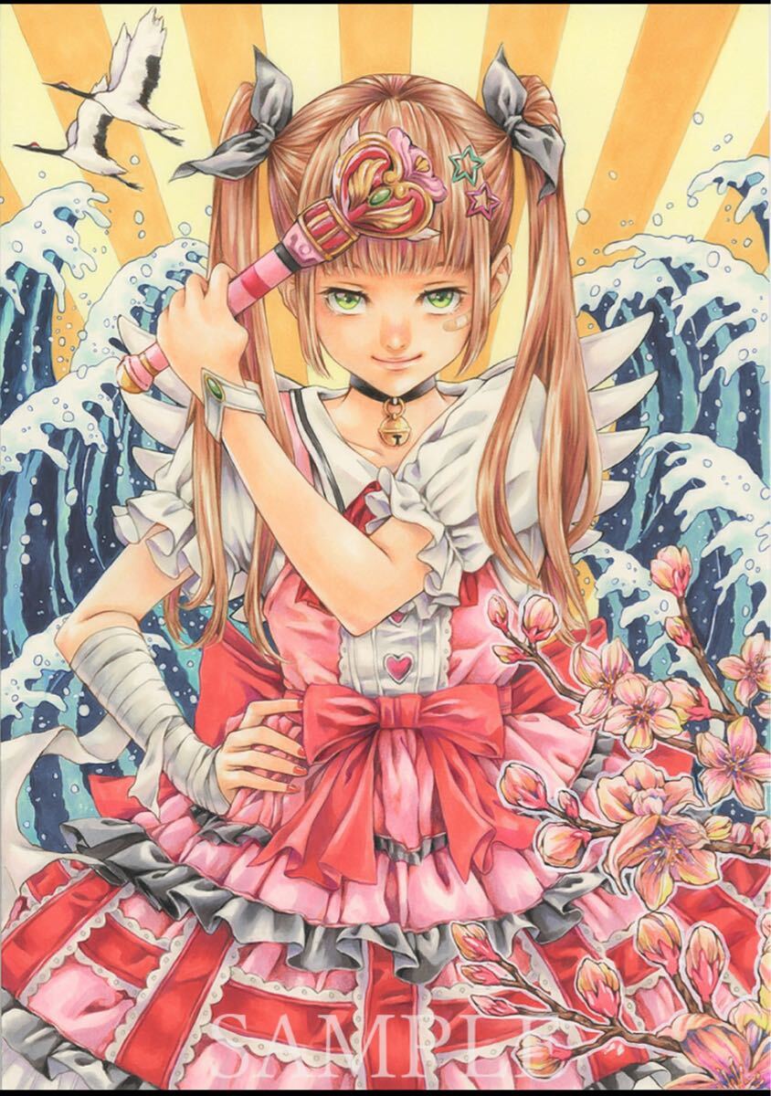 手描きイラスト 整理品 整理品 A4サイズ 手描きイラスト① ゆうパケット発送(手描き