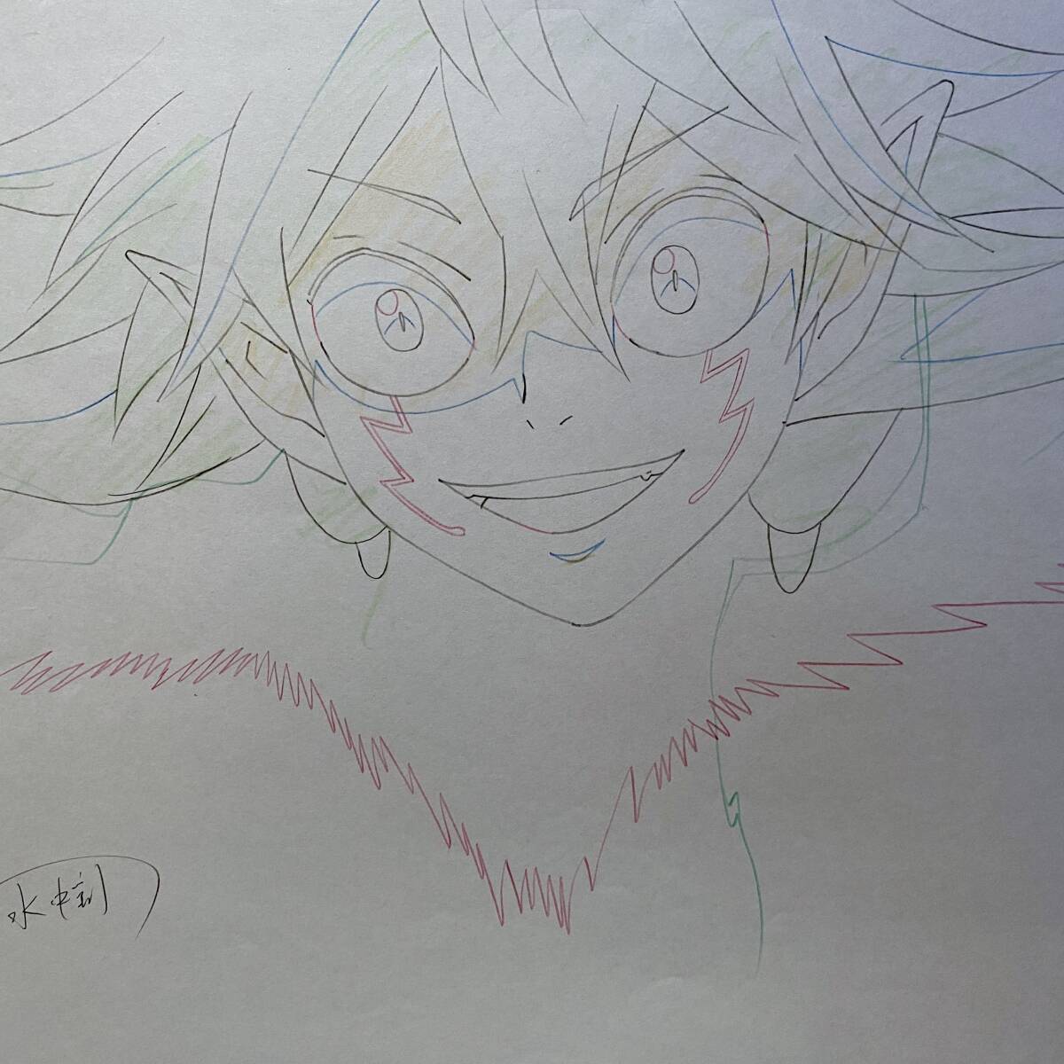 S ブラッククローバー 直筆 原画 5枚 ユノ/セル画 /アニメ Anime S ブラッククローバー 直筆 原画 13枚セット/アニメ 動画 セル
