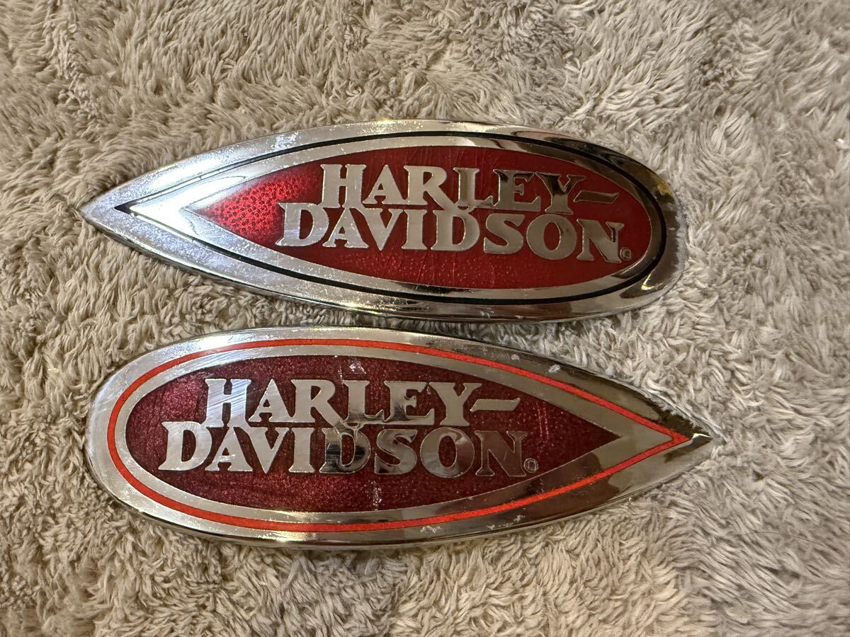 ハーレーダビッドソン 純正エンブレム 当時物 中古 激レア】Harley-Davidson ハーレー 当時物 エンブレム 純正