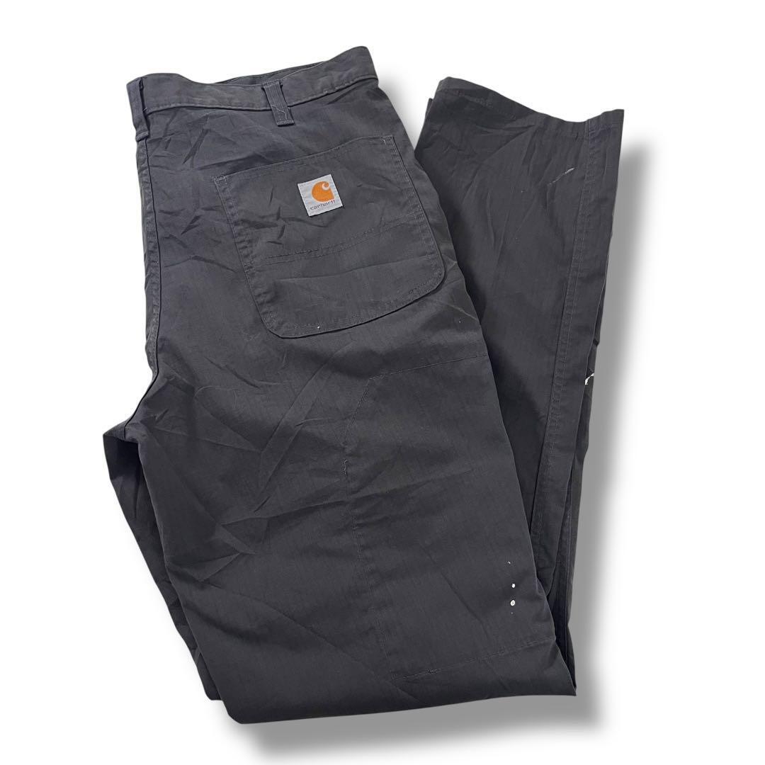★Carhartt★リップストップ カーゴ ワーク パンツ carhartt カーハート リップストップ ワークパンツ 古着 w34