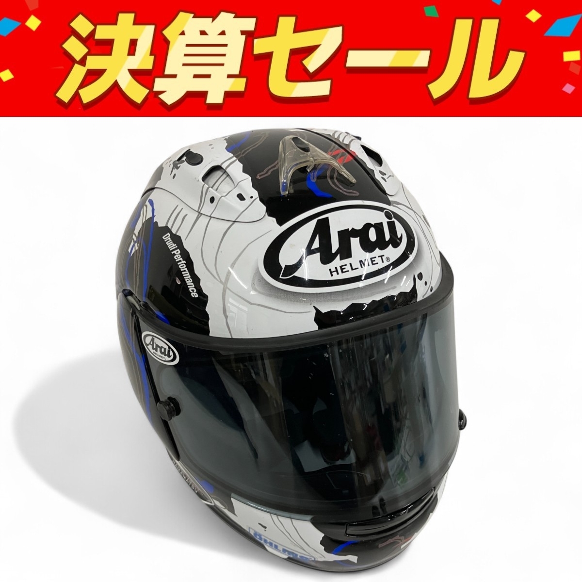 ARAI アライ RX-7RV トリコロールカラー ヘルメット SNELL ARAI アライ RX-7RV トリコロールカラー ヘルメット SNELL