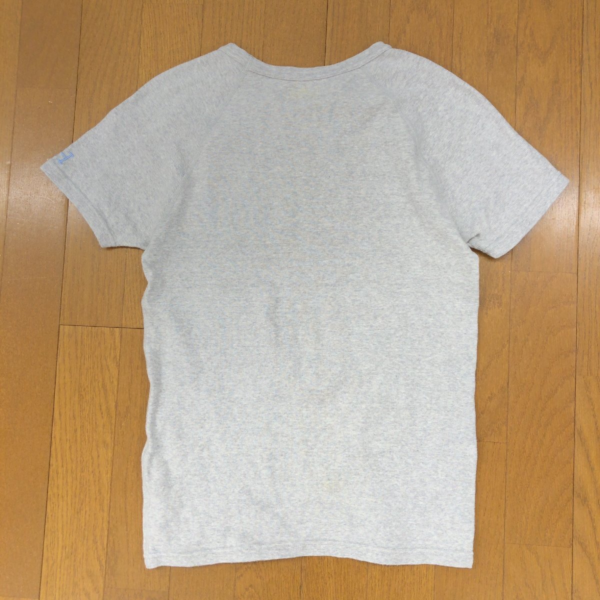 HR MARKET ハリウッドランチマーケット ストレッチ フライス Tシャツ 2(M) グレー 日本制 半袖 カットソー ハリラン レディース アメカジ