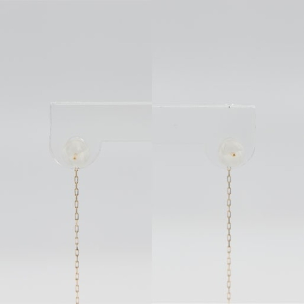 TAKE-UP テイクアップ オープンワークチェリーズ リーフ ピアス K18YG×K10イエローゴールド 約0.8g レディース【H142125943】中古_画像3