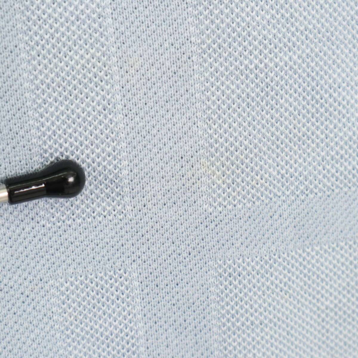 BURBERRY LONDON バーバリー ロンドン 春夏 鹿の子★ 半袖 格子柄 ポロシャツ Sz.42 メンズ_画像8