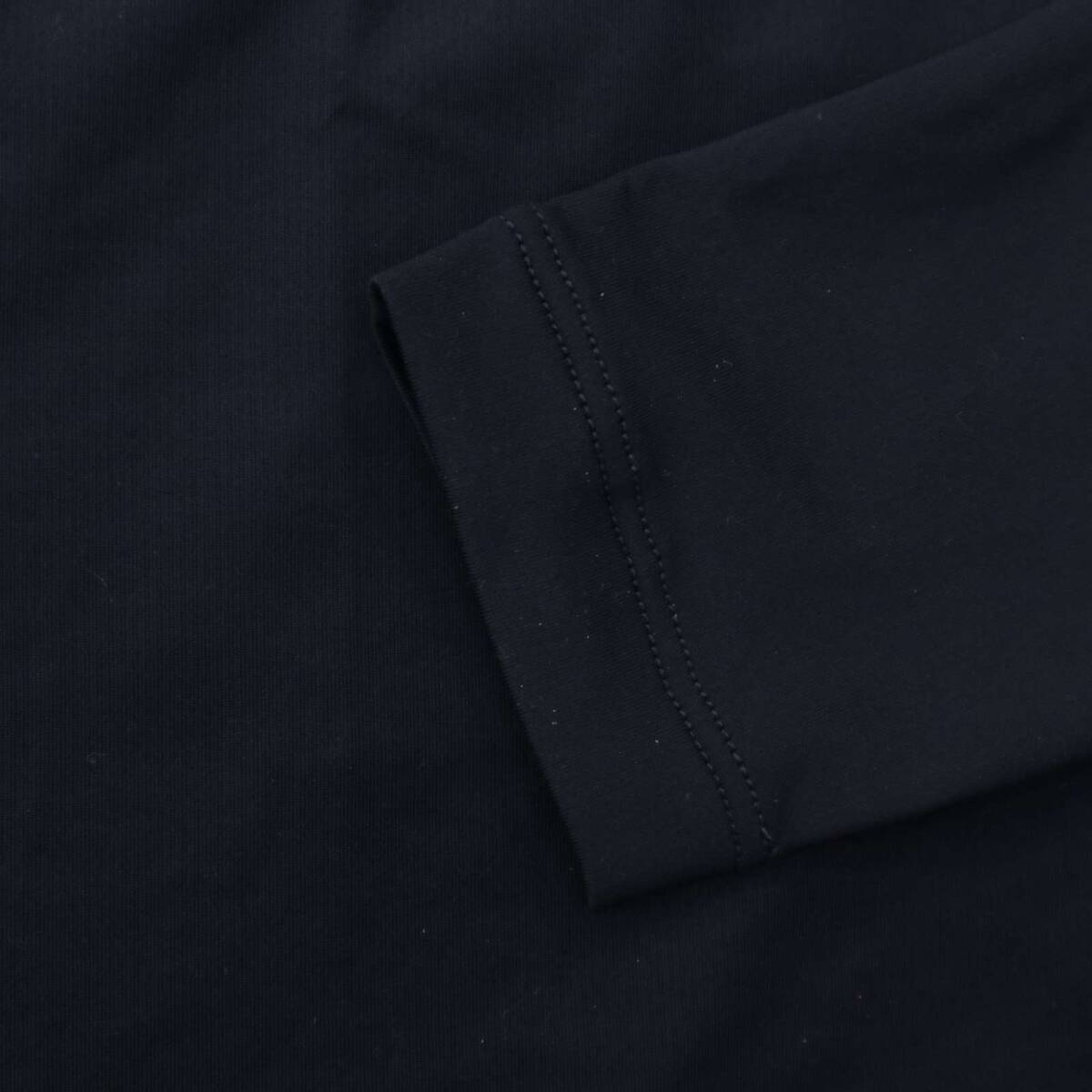 NIKE PRO ナイキ 通年 DRI-FIT★ 吸水速乾 PRO MOCK タイトフィット 長袖 モックネック インナー シャツ Sz.M メンズ 紺_画像3