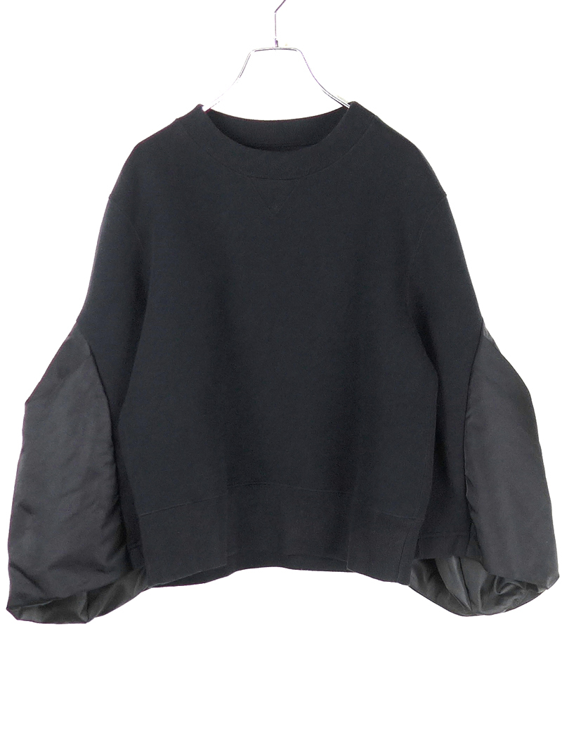 ★sacai★関税込♪日本未入荷♪Sponge Sweat プルオーバー sacai サカイ 24AW Nylon Twill x Sponge Sweat Pullover