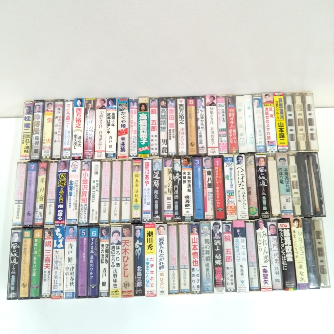 CWXNC★若 カセットテープ 歌謡曲 約82枚 まとめ_画像1