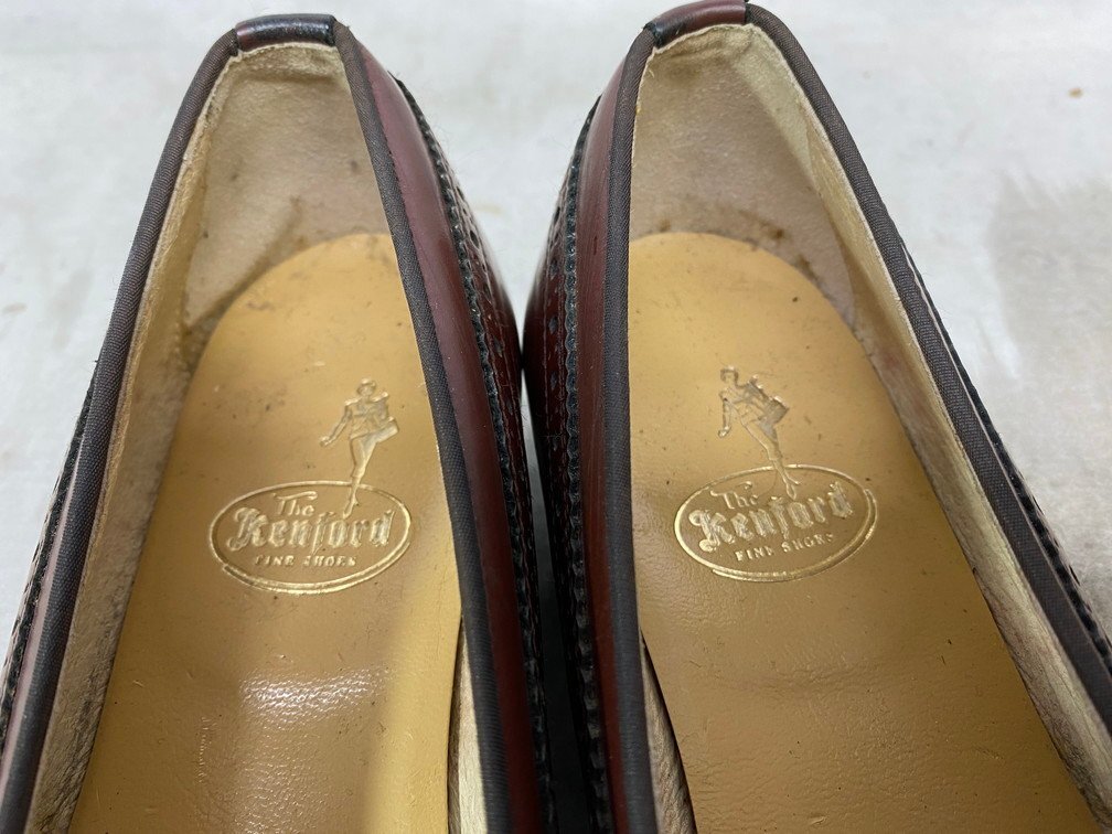 The Kenford Fineshoes ケンフォード ウイングチップ タッセルローファー サイズ：23.5cm カラー：ブラウン レディース_画像6