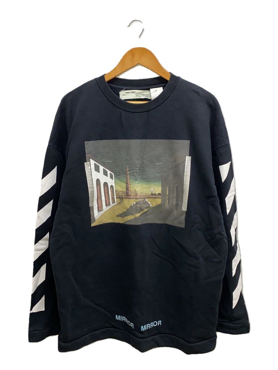 OFF-WHITE◆スウェット/XS/コットン/BLK