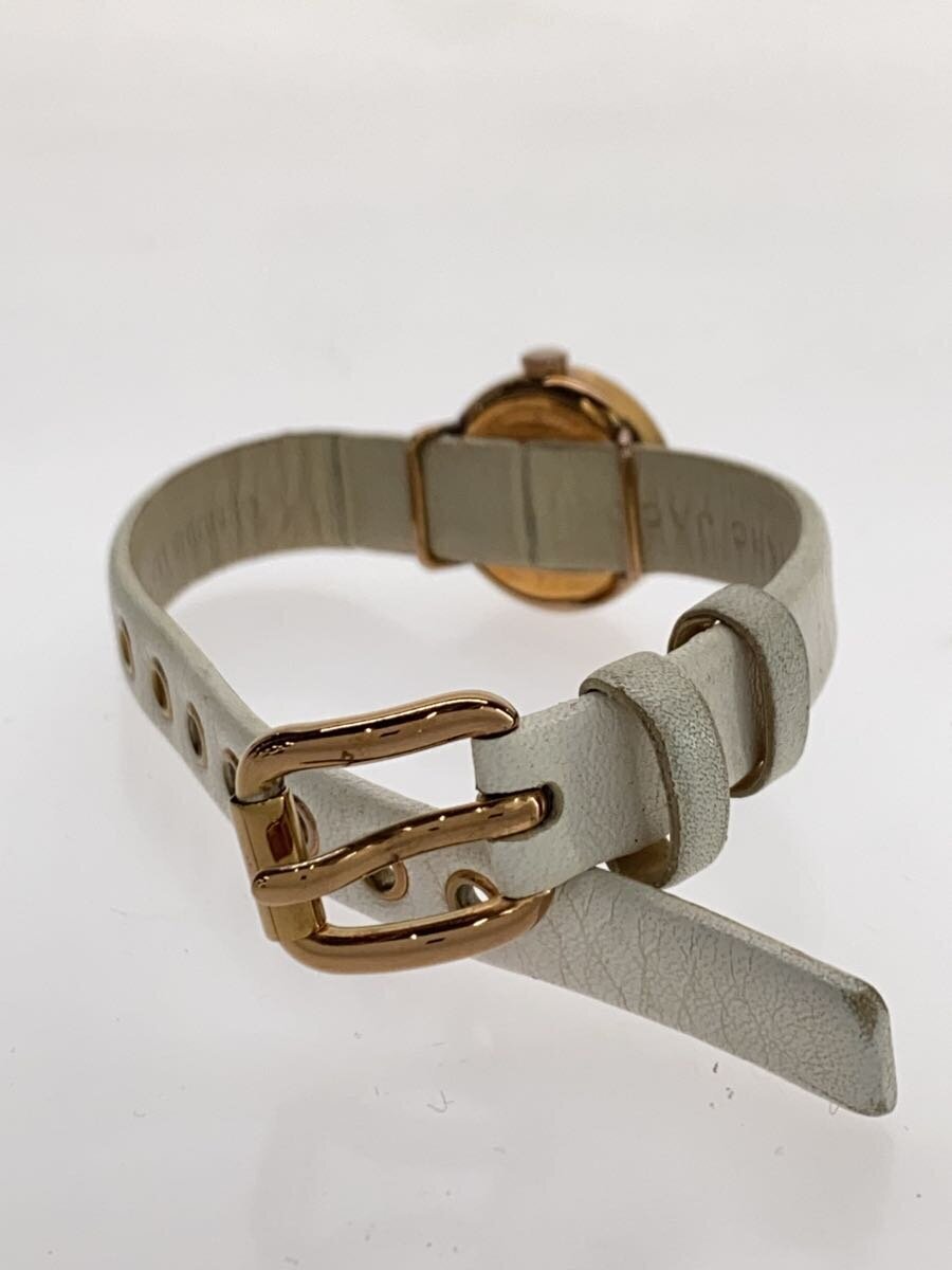 MARC BY MARC JACOBS◆クォーツ腕時計/アナログ/WHT/MBM1250_画像4