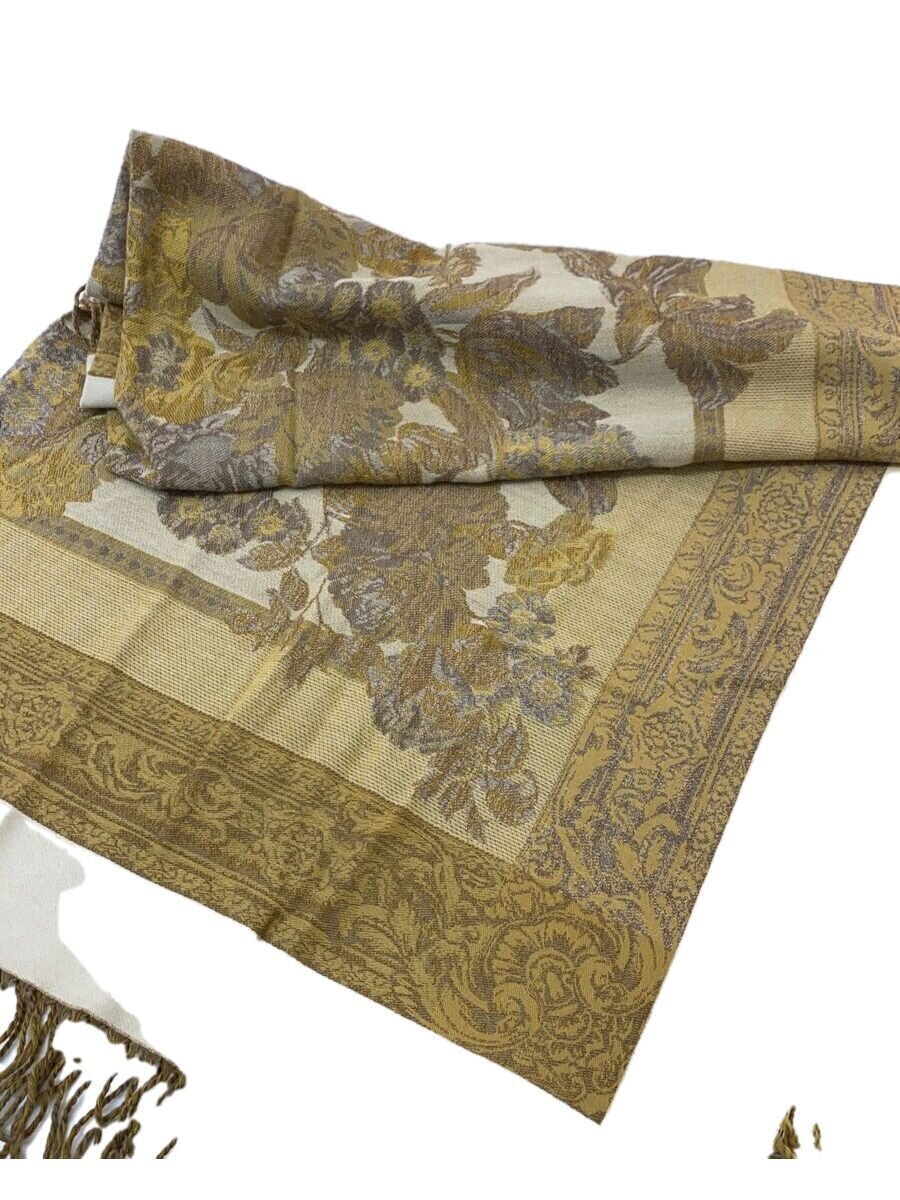 Christian Dior◆ストール/ウール/BEG/花柄/レディース