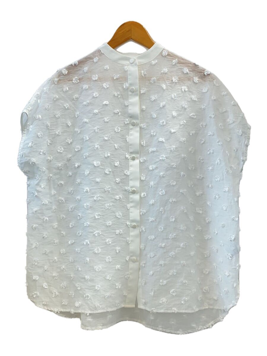 ドゥロワー☆Drawer フロントピンタックブラウス デニムシャツ ブルー 38