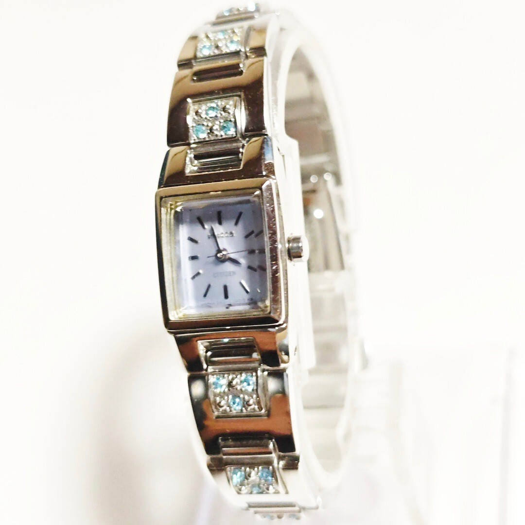  прекрасный товар CITIZEN wicca камень имеется Stone драгоценнный камень . орнамент Citizen кварц женские наручные часы работа товар рабочий товар u664