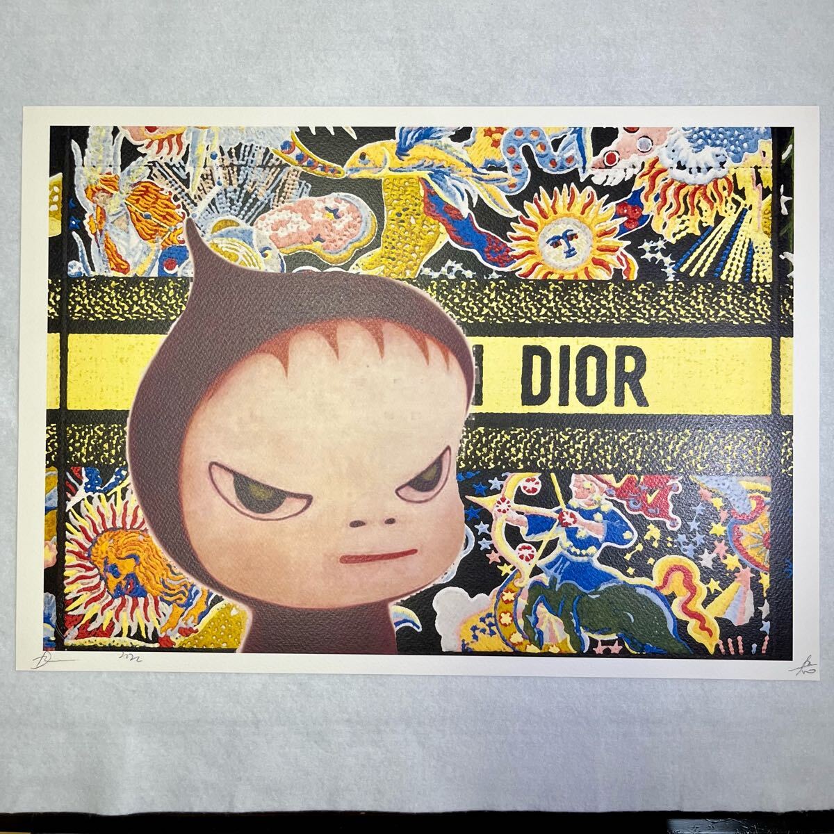 DEATH NYC 奈良美智 ロッタちゃん バンクシー 限定100枚 アート DEATH NYC 世界限定100枚 アートポスター 奈良美智 I DIOR 村上