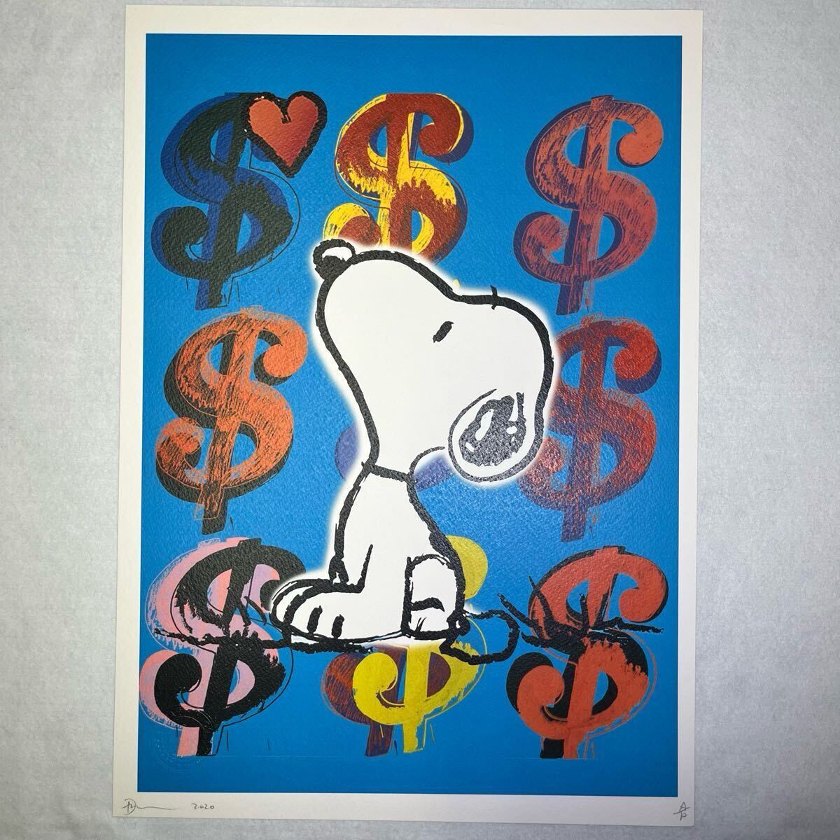 アートポスター パックマン Death NYC DEATH NYC 世界限定100枚 アートポスター SNOOPY スヌーピー