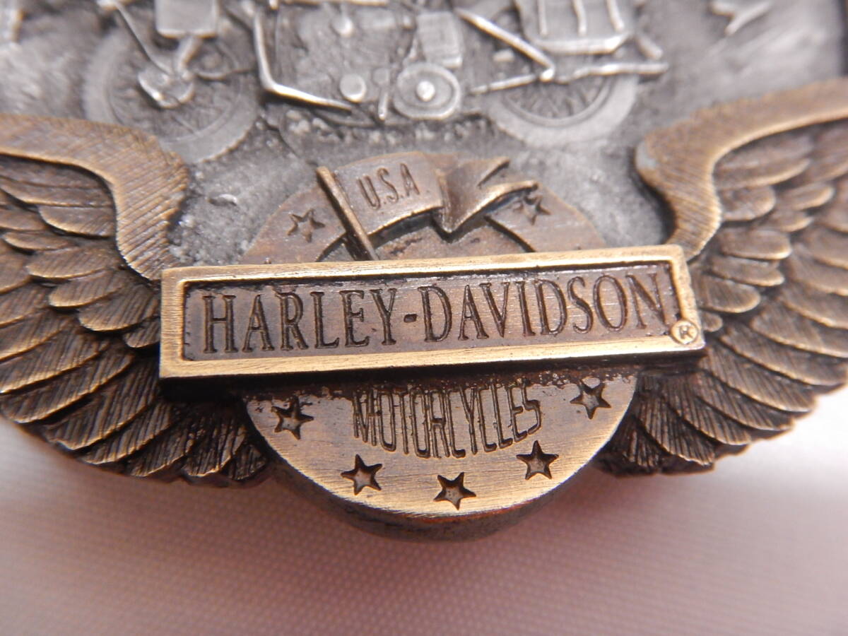 新品未使用■限定品 HARLEY-DAVIDSON ハーレーダビッドソン USA製 ベルトバックル■_画像7