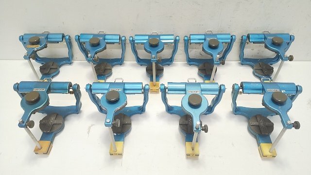 USED★咬合器 DENTAL HOBY-L 7個セット 歯科技工用 1円スタート!) DENTALHOBY デンタルホビー 咬合器 9点セット