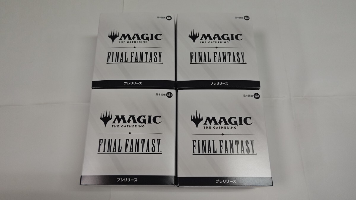 MtG final fantasy プレリリース 日本語 4個 新品未開封 即決】MTG FINAL FANTASY 日本語版 プレリリースキット 未開封 4