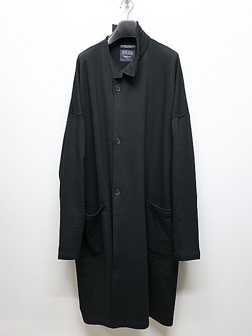 SALE30%OFF/Yohji Yamamoto・ヨウジヤマモト/40/20 MINI FLEECE RE ASYMMETRY L CD/BLACK・3_画像1