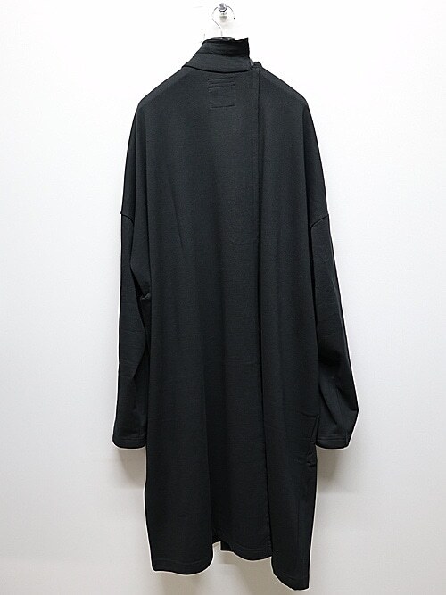 SALE30%OFF/Yohji Yamamoto・ヨウジヤマモト/40/20 MINI FLEECE RE ASYMMETRY L CD/BLACK・3_画像8