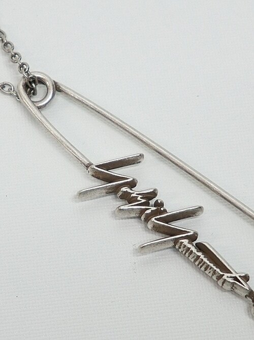 SALE30%OFF/Yohji Yamamoto・ヨウジヤマモト/アンティークSVコート SAFETY PIN PD/SLIVER_画像3