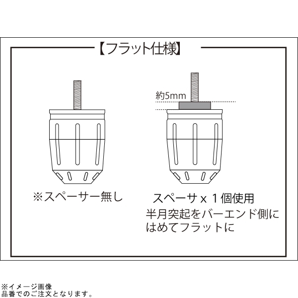 POSH ポッシュ 033979-01-10 ウルトラヘビーバーエンド タイプ2 ホンダ/スズキ系純正ハンドル用 M6タイプ ブルー_画像8