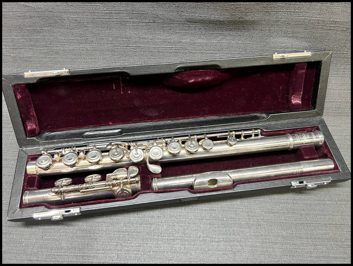 ☆YAMAHA ヤマハ フルート YFL-714 総銀製 SV925 ハードケース付