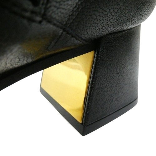 ☆GUCCI グッチ 美品 ホースビット アンクルブーツ 黒 ブラック 36 23.0cm イタリア製 ショートブーツ チャンキーヒール 本革 レザー◆TS5_画像8