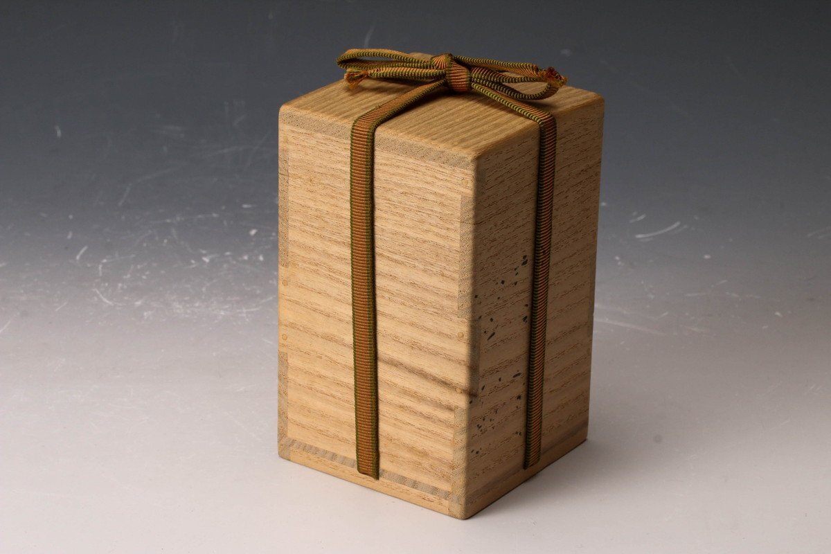 時代 茶入 仕覆 木箱入 佳香】時代 古瀬戸茶入 木箱 仕覆 茶道具(茶道具)|売買された