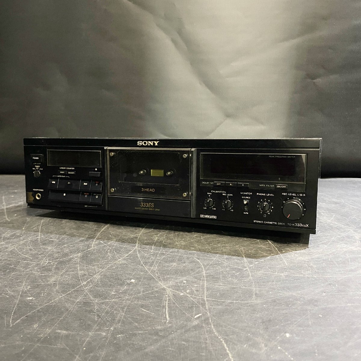 【 J 】9578 SONY TC-K333ESX カセットデッキ ソニー 3062413