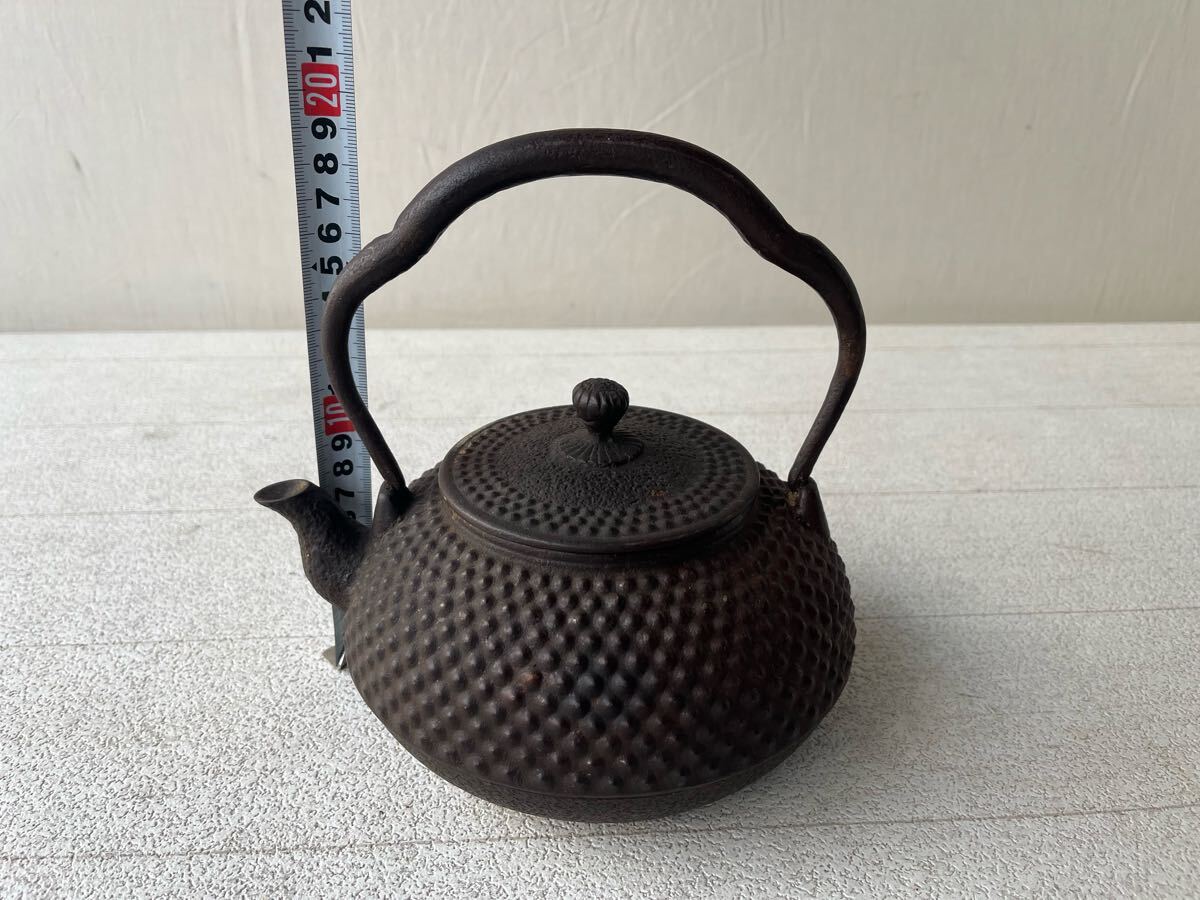 南部盛岡 三厳堂造 鉄器 鉄壺 急須 湯沸 茶道具_画像9