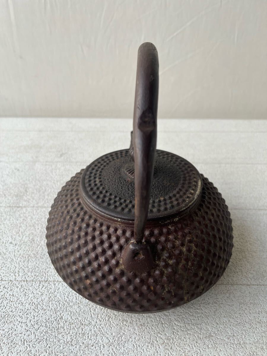 南部盛岡 三厳堂造 鉄器 鉄壺 急須 湯沸 茶道具_画像4