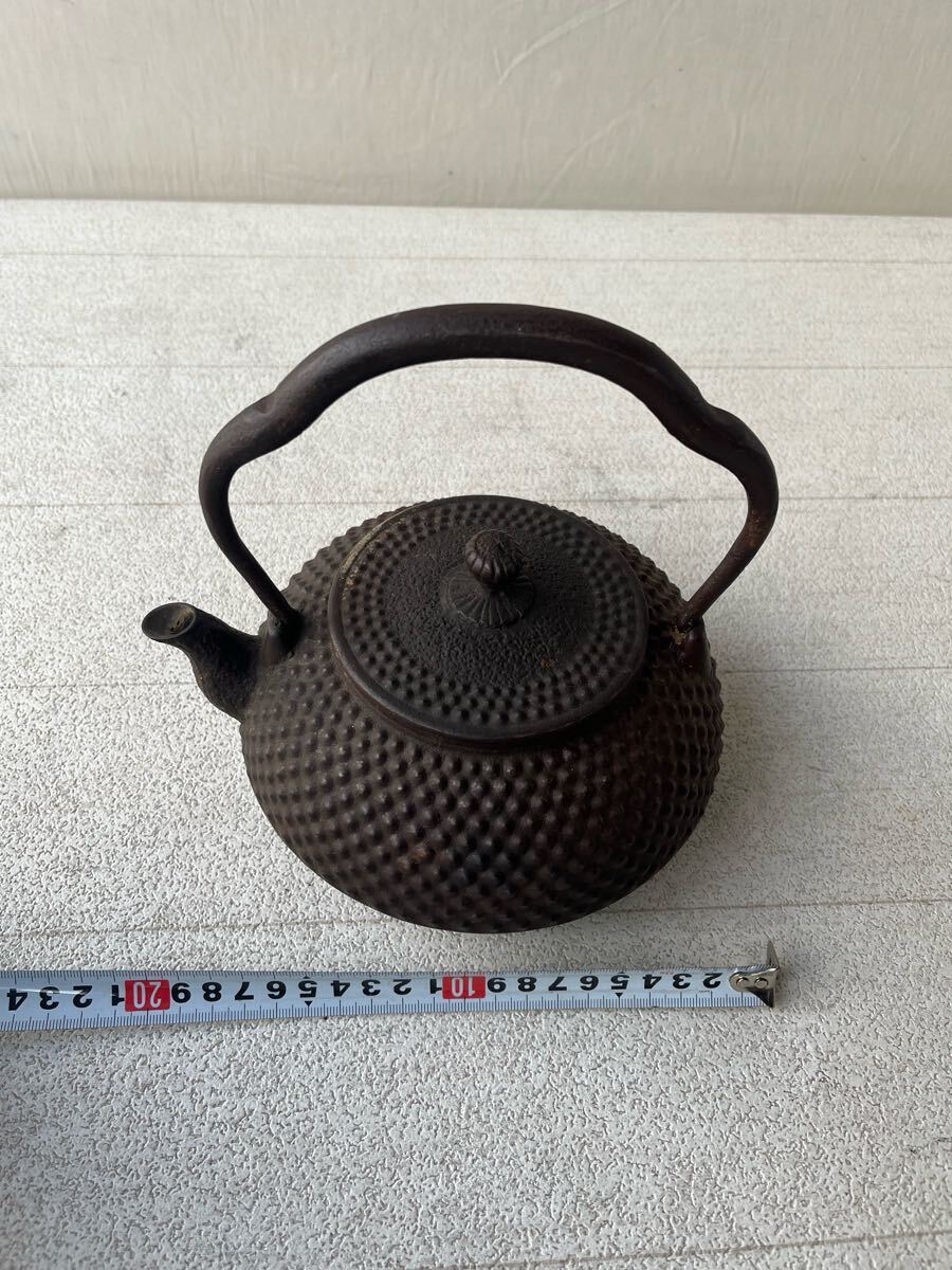 南部盛岡 三厳堂造 鉄器 鉄壺 急須 湯沸 茶道具_画像10