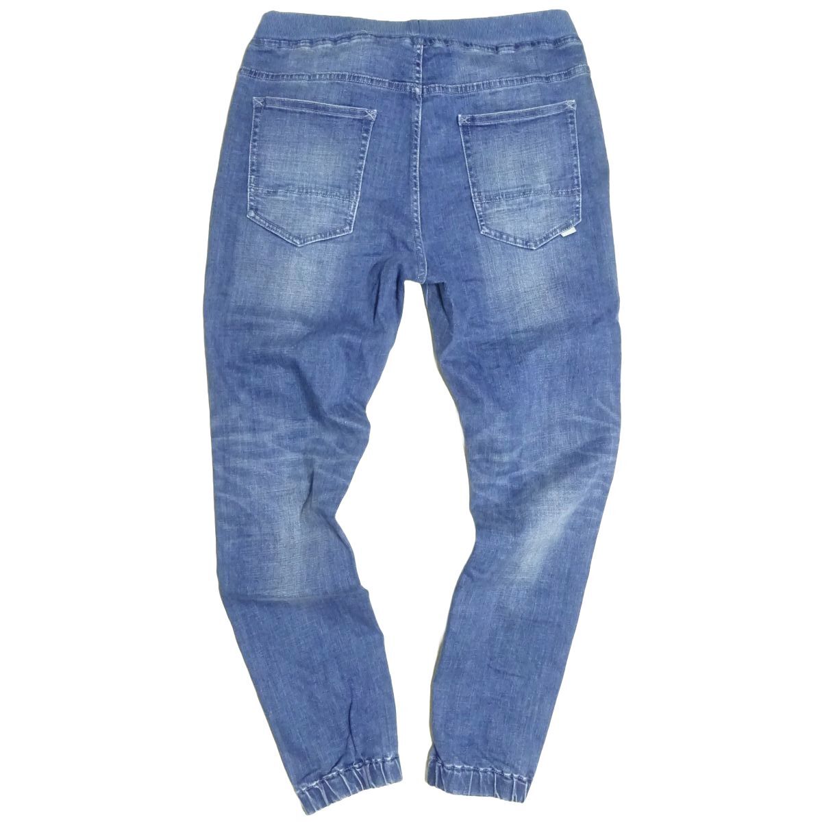 ★BAYFLOW★ユーズド加工デニムジョガーパンツ4/ベイフローデニムパンツジーンズジーパンGパンメンズインディゴアダストリア_画像2