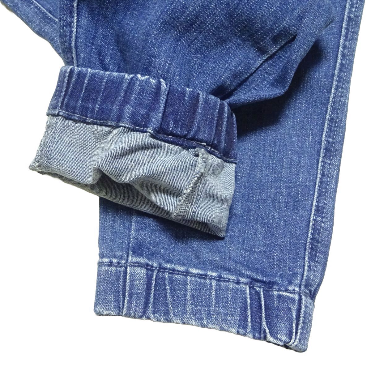 ★BAYFLOW★ユーズド加工デニムジョガーパンツ4/ベイフローデニムパンツジーンズジーパンGパンメンズインディゴアダストリア_画像8