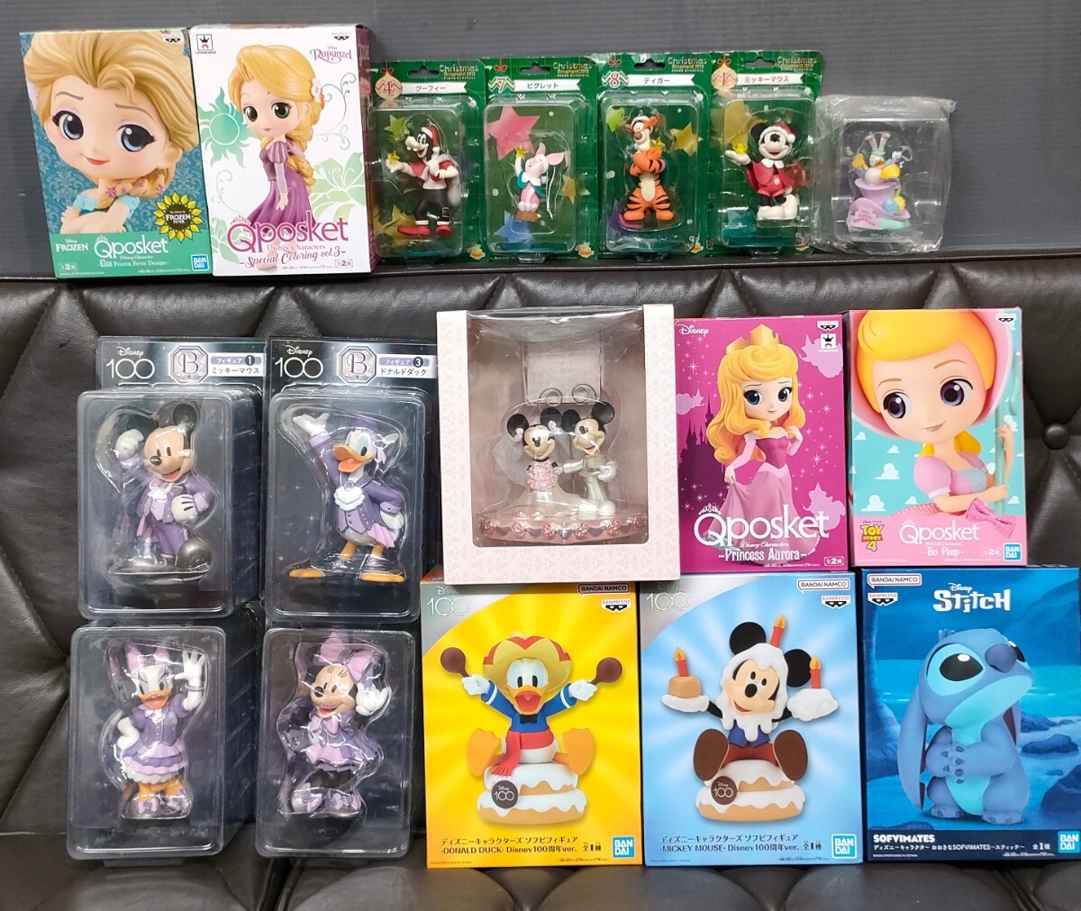 ディズニーフィギュア レア アナと雪の女王 ラプンツェル ミッキークリスマス 管理1313 未開封多数 ディズニー ミッキー ラプンツェル アナ雪